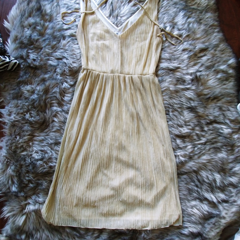 Worthington Gold Dress
